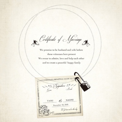 ウェディングツリー キー/用紙セット(A4・A3)