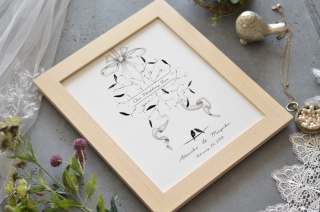 ウェディングツリー ヤドリギ/額縁セット(S〜L)