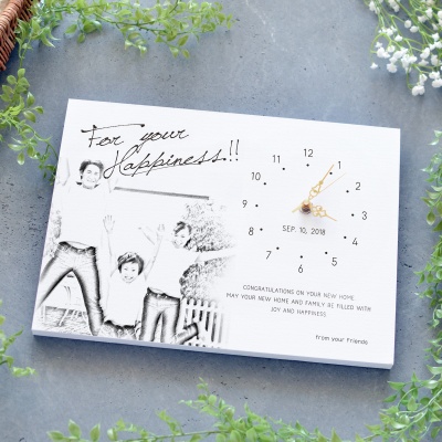 似顔絵の時計/デッサン 似顔絵の時計/デッサン(新築)